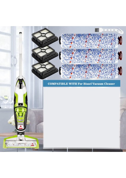 Çok Işlevli Silindir Fırça + Filtre Yedek Parçaları Bissel Crosswave 1866 1868 1785 2306 Robotik Süpürge Için (Yurt Dışından) fiyatları