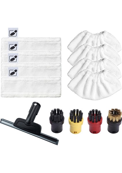 Easyfix Sc2 Sc3 Sc4 Sc5 Buharlı Temizleyici Için Mop Bezi Mikrofiber Zemin Giysi Fırçası (Yurt Dışından)