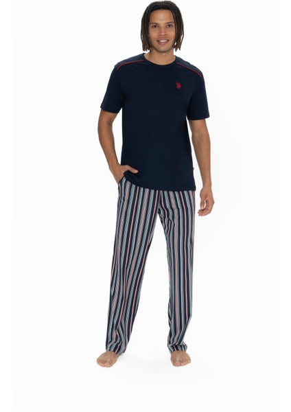 Erkek Lacivert 3 Lü Pijama Takım