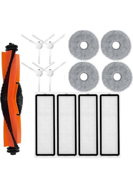 Robot Süpürge 3s B108CN / 2pro B113CN Temizleyici Ana Yan Fırça Filtre Paspas Için 13 Adet Yedek Parça Seti (Yurt Dışından)