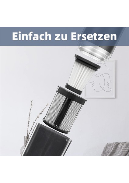 K12 / Pro K13 Elektrikli Süpürge ve Genius Invictus .0/2.0 El Süpürgesi Için 6 Filtre (Yurt Dışından)