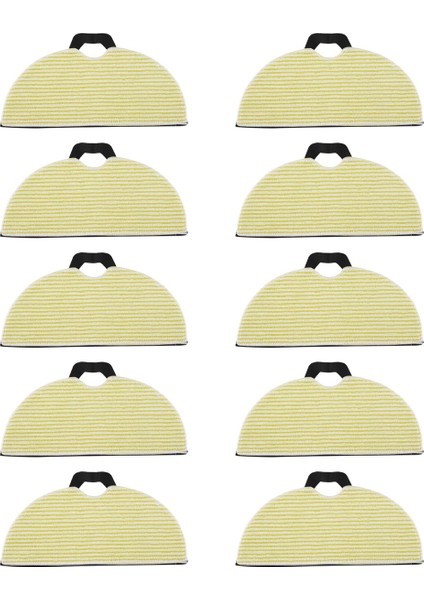 Aı Vacmop Robot Süpürge Için, Model Numaraları RV2610WA Aıultra Mikrofiber Paspas Pedleri-10'lu Paket, Sarı/gri (Yurt Dışından)