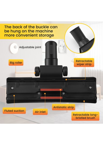 32MM Evrensel Elektrikli Süpürge Euro Zemin Fırçası Ataşmanı ve Halı Kombo Aleti (Yurt Dışından) indirimleri