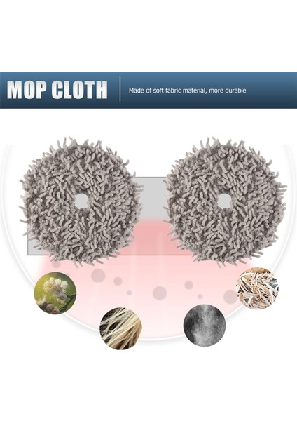 Bot W10 Süpürme Robotu Elektrikli Süpürge Aksesuarları Yedek Parçaları Için 2 Adet Paspas Bezi (Yurt Dışından) fiyatları