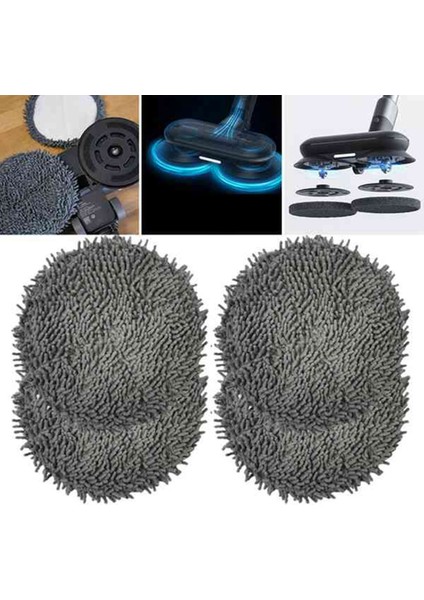 12X Mop Bezi Kablosuz El Süpürgesi Için 60 ° C'de Yıkanabilir Nex2 Plus Temizleme Aracı (Yurt Dışından)