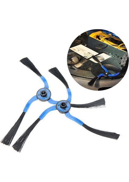 Robot SR8845 SR8855 SR8895 SR8980 Için 2 Adet Yan Fırça -RM72VR Elektrikli Süpürge Yedek Parçaları (Yurt Dışından)