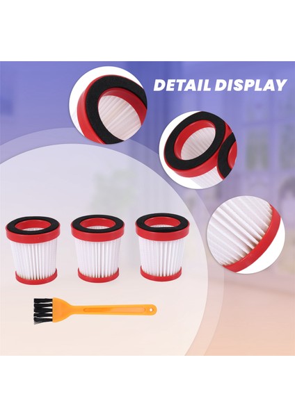 VC01 VC01MAX Ev Tipi El Tipi Elektrikli Süpürge Filtre Değişimi Kullanım Aksesuarları Için 3 Adet (Yurt Dışından) indirimleri