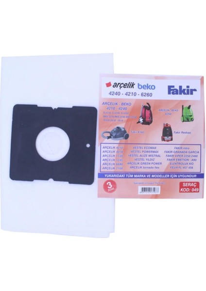 Bez Süpürge Torbası ROYALEKS-68787