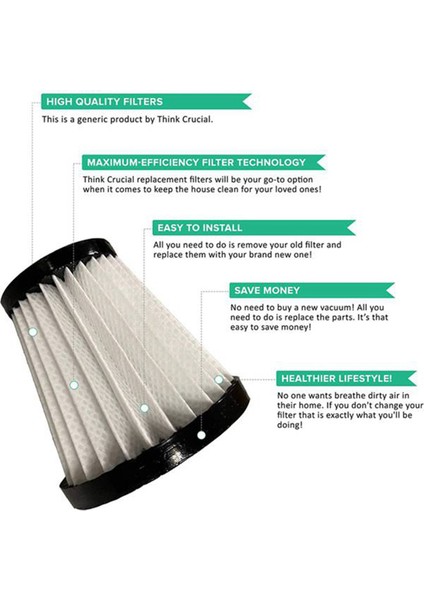 El Tipi Elektrikli Süpürge F117 ile Uyumlu 5 Paket Yedek Filtre, AD40117 Parçalarıyla Karşılaştırın (Yurt Dışından) indirimleri