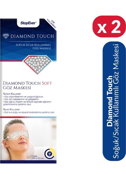 Diamond Touch Soft - Göz Maskesi -2 Adet
