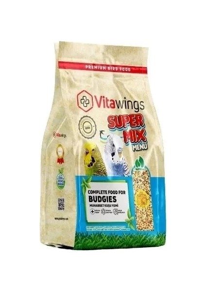 Süper Ballı Muhabbet Kuş Yemi 400 gr