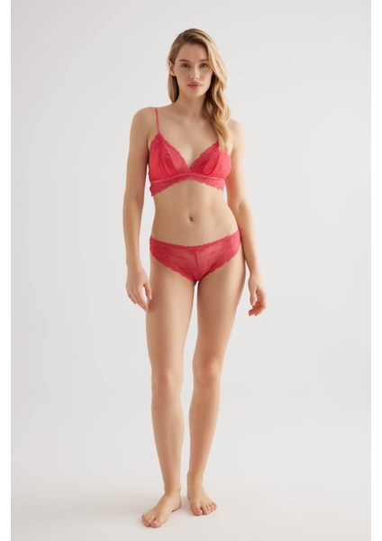 Kadın Dantelli Çıkarılabilir Pedli Balensiz Sütyen fiyatları