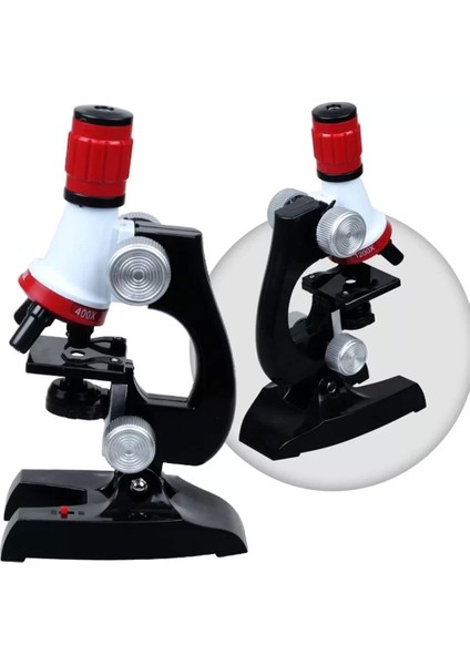 Eğitici Mikroskop Kiti Zoom LED Işıklı 100X 400X 1200X ST1200X indirimleri