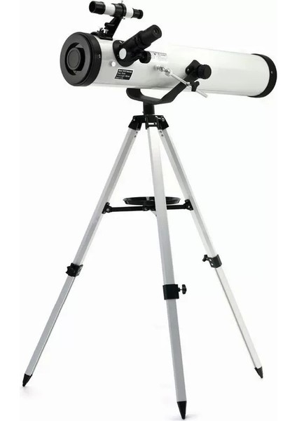 76X700 Profesyonel Aynalı Uzay Teleskopubeyaz