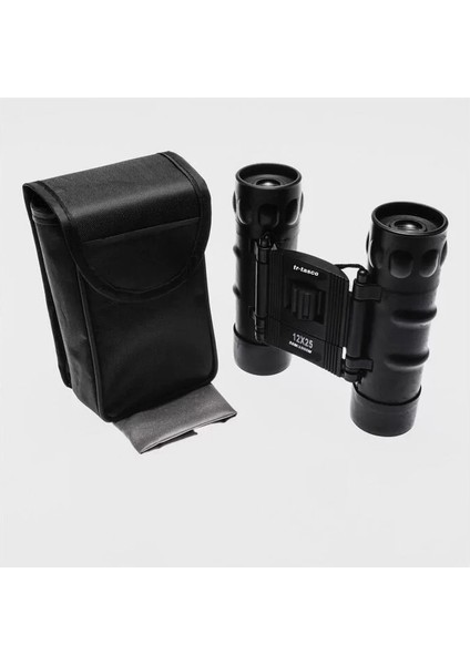 Trtasco 12X25 El Dürbünü 1000M/56M Geniş Görüş Alanlı Siyah