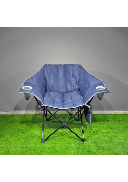 Argeus Nevgrande Comfort Katlanabilir Kamp Sandalyesi Lacivert
