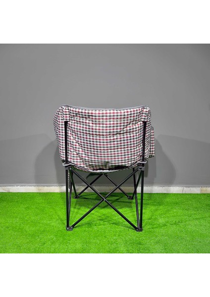 Argeus Balcony Comfort Katlanabilir Kamp Sandalyesi Kare Desenli fırsatları