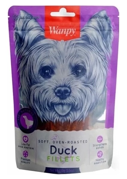 Yumuşak Ördekli Fileto Köpek Ödül Maması 100 gr