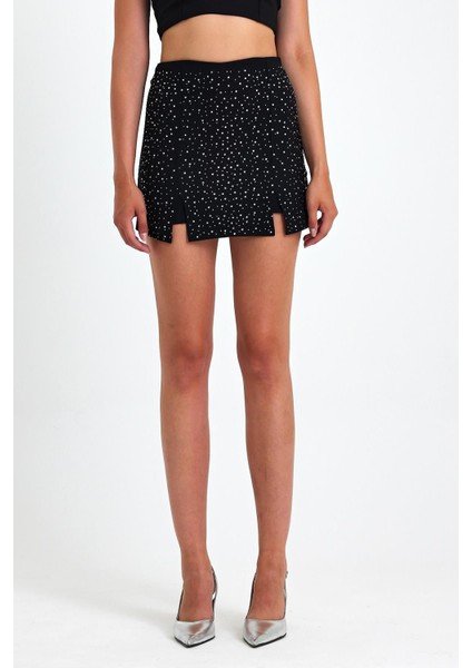 Çift Yırtmaç Finike Kumaş Şort Etek fiyatları