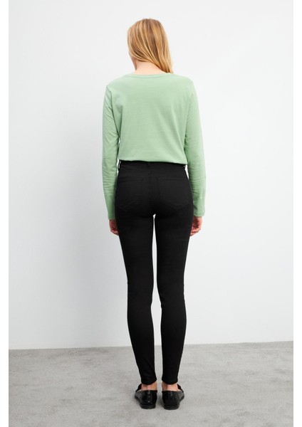 Kadın Gabriella Siyah Powerstretch Skinny Pantolon - 10268P-028 modelleri