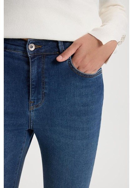 Kadın Gabriella Dirty Dark Blue Skinny Jean Pantolon fırsatları