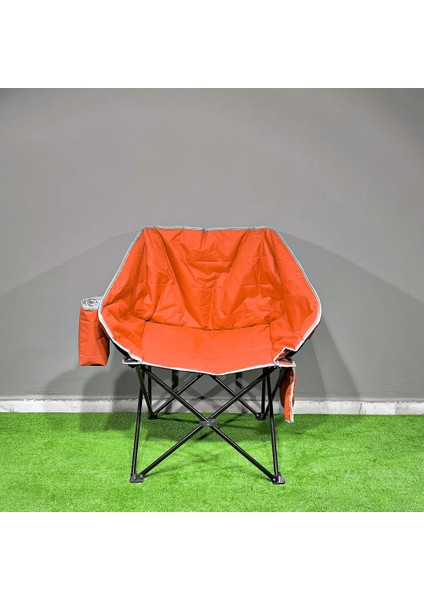 Argeus Balcony Comfort Katlanabilir Kamp Sandalyesi Turuncu
