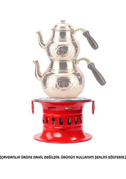 Argeus Jel Yakıtlı Osmanlı Ocağı Kırmızı