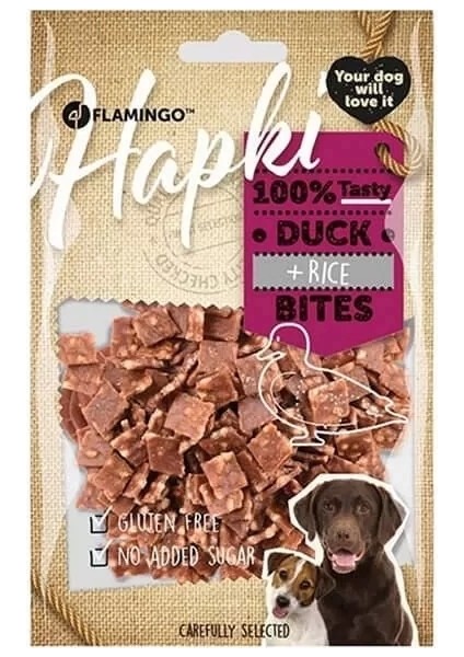 Hapki Glutensiz Ördekli Bites Köpek Ödülü 85 gr