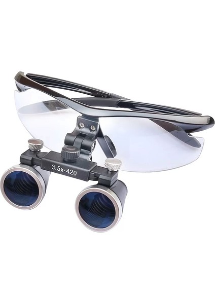 3.5X420MM Diş Cerrahi Gözlük Lens Büyüteç,taşıma Çantalı