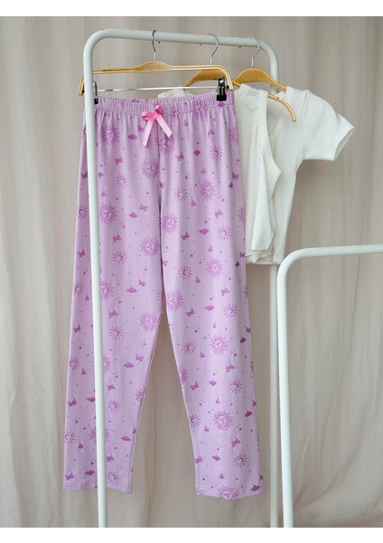 Güneş Desen 3'lü Pijama Hediye Set Kadın Pembe