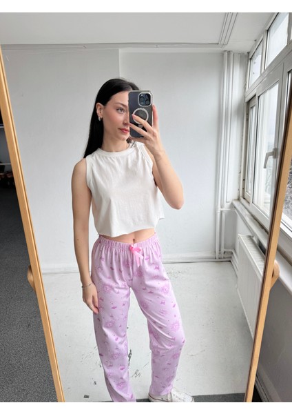 Güneş Desen 3'lü Pijama Hediye Set Kadın Pembe