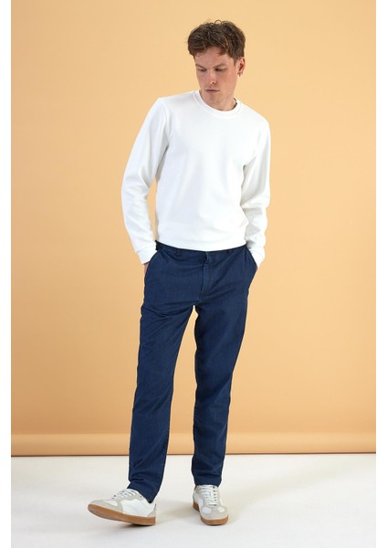 Erkek Ken Chino Dark Blue Jean Pantolon