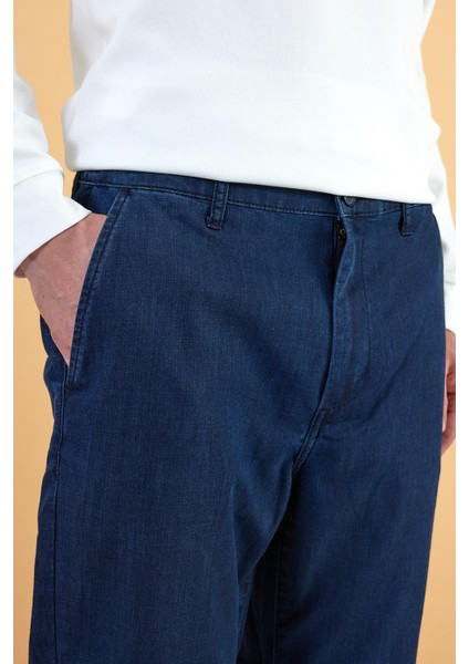Erkek Ken Chino Dark Blue Jean Pantolon modelleri
