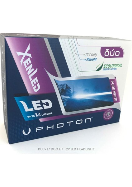 Duo LED Xenon Far Ampulu H1 / H3 / H4 / H7 / H10 / H11/ H27 / 9005 / 9006 fiyatları