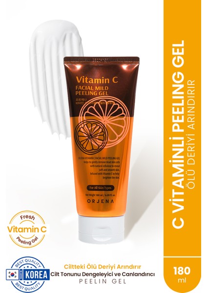 Vitamin C Facial Mıld Peelıng Gel - Vitamin C Pelling-180ml