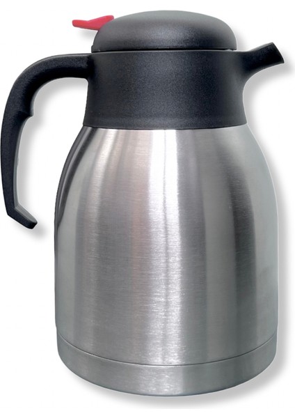Penguen Çift Kat Çelik Tombul Sürahi Termos 1,5 Lt (PNG-1150P)