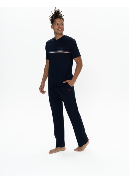 Erkek Lacivert Pijama Takım