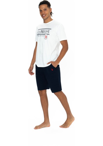 Erkek Kar Melanj Şort Takım