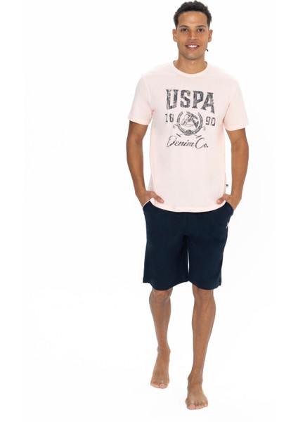 Erkek Pembe Şort Takım