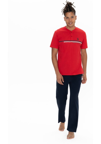 Erkek Kırmızı Pijama Takım