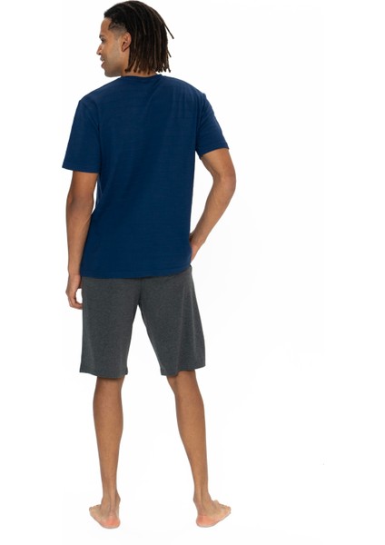 Erkek Lacivert Şort Takım modelleri