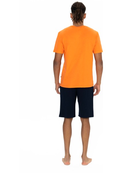 Erkek Turuncu Şort Takım modelleri
