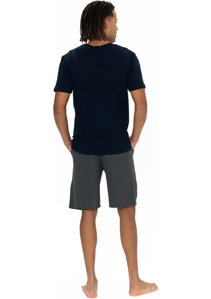 Erkek Lacivert Şort Takım modelleri