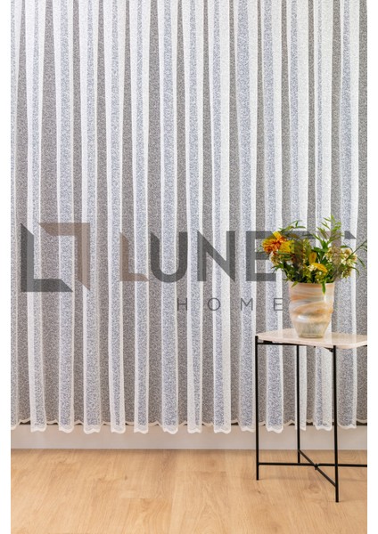 Kullanıma Hazır Petek Üstü Ekru Renk Kum Desen (1x3) Sık Pile Tül Perde fırsatları