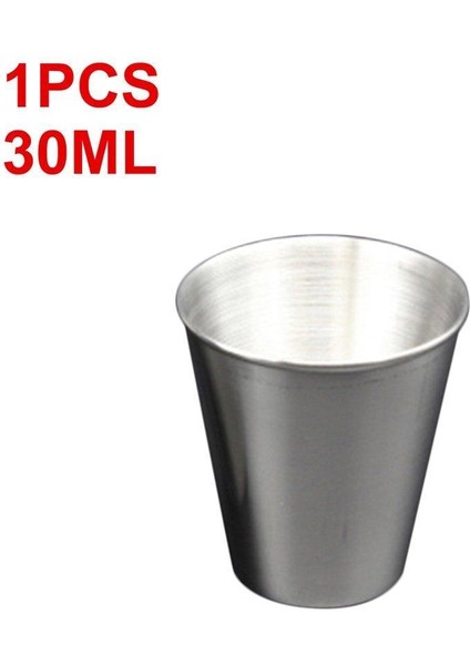 Ma 30ML 1 Adet Paslanmaz Çelik Kapak Kupa Kamp Bardakları Kupa Içme Kahve Çay (Yurt Dışından)