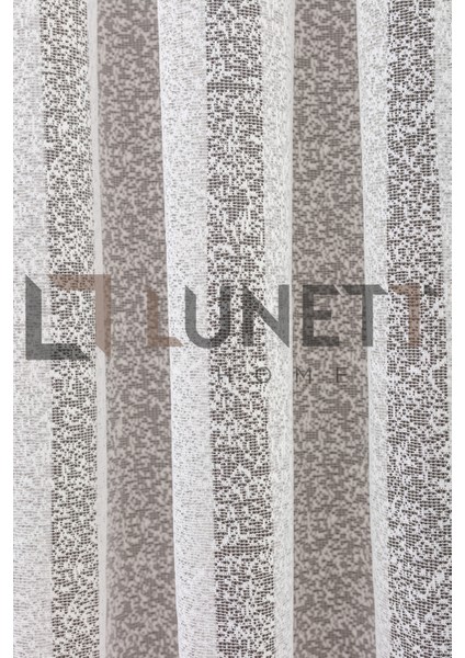 Kullanıma Hazır Petek Üstü Ekru Renk Kum Desen (1x2) Seyrek Pile Tül Perde indirimleri