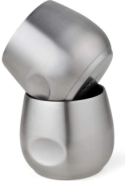 Paslanmaz Çelik Espresso Bardakları 2 Adet, Çift Duvar Yalıtımlı Kırılmaz Tumbler Küçük Bardak Açık Piknik Partisi Için (Yurt Dışından)