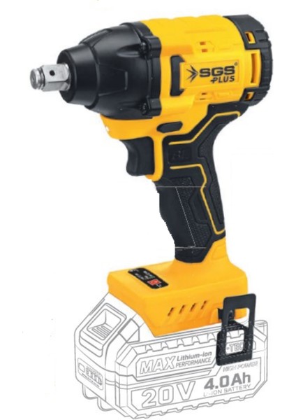 DARBELİ SOMUN SIKMA SETİ 20 VOLT (4.0Ah)