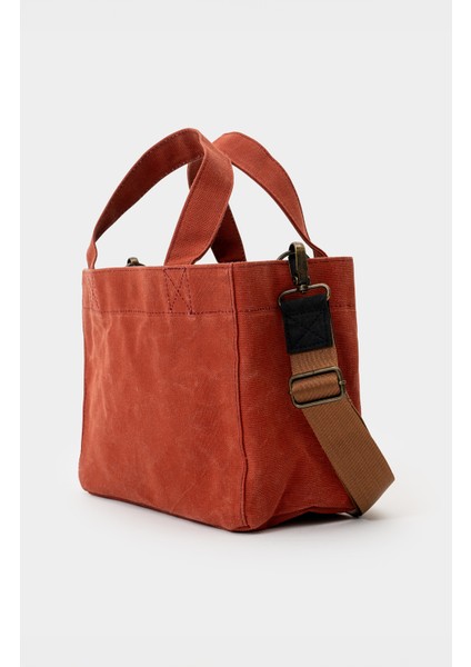 Kanvas Askılı Günlük Kullanım Omuz ve El Çantası Tote Bag - Sert Kumaş