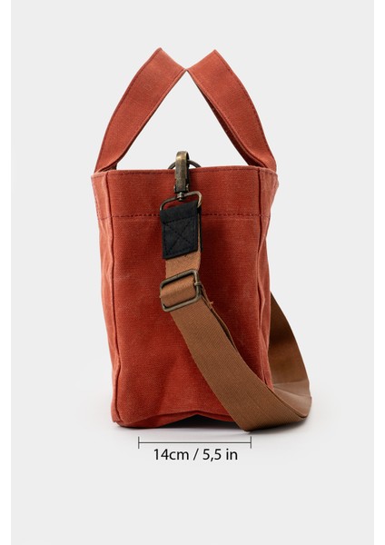 Kanvas Askılı Günlük Kullanım Omuz ve El Çantası Tote Bag - Sert Kumaş